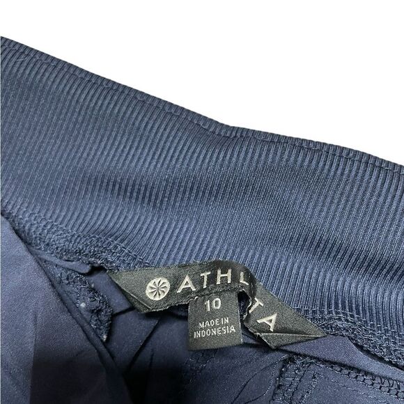 ATHLETA Brooklyn Mid Rise Pants Navy Blue Size 10 - Picture 6 of 6